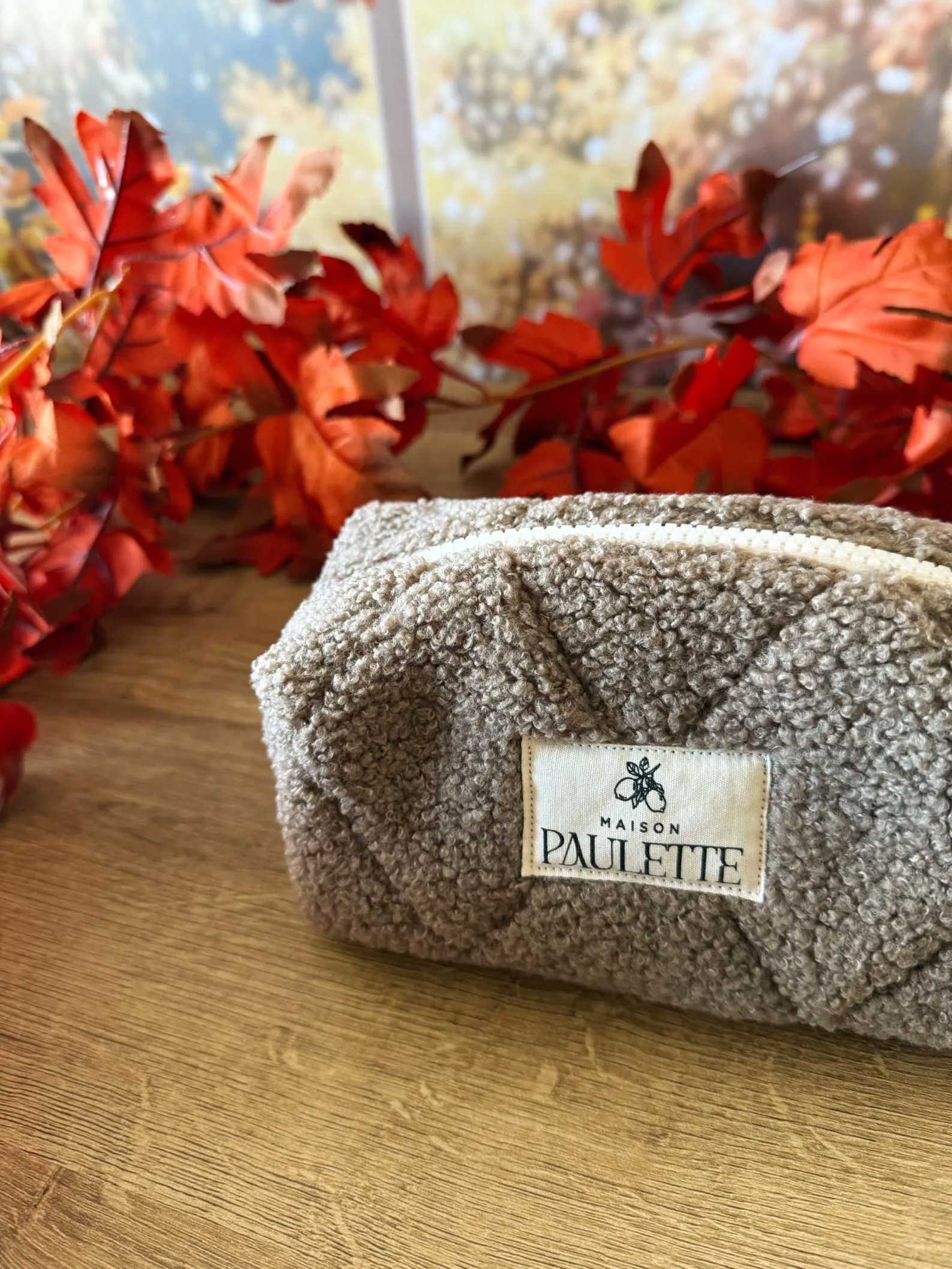 Trousse moumoute taupe – Image 3